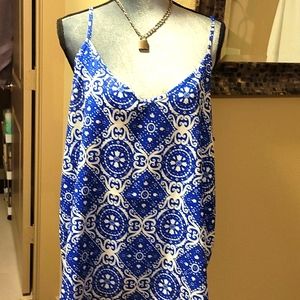 Ladies Blue/White Top